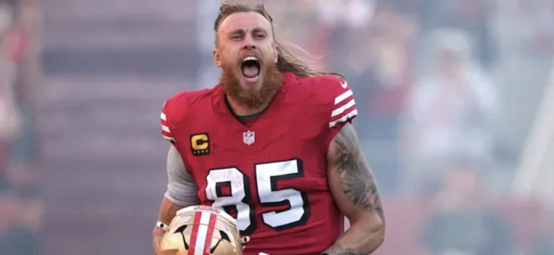 Commanders vs. 49ers Total Receptions Prop Bet: George Kittle, Mike Evans