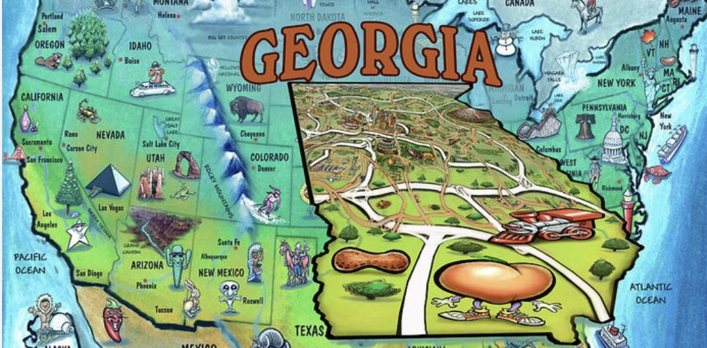 Georgia map