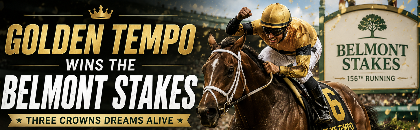 Golden Tempo Wins the Belmont Stakes