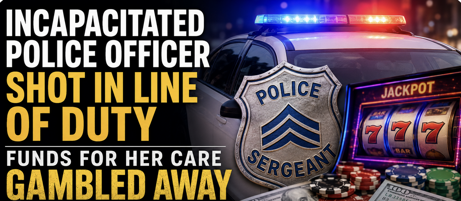 Mobile Alabama County Police Officer Accused of Gambling Away Most of Incapacitated Wife's Funds to Gamble at Mississippi Casinos