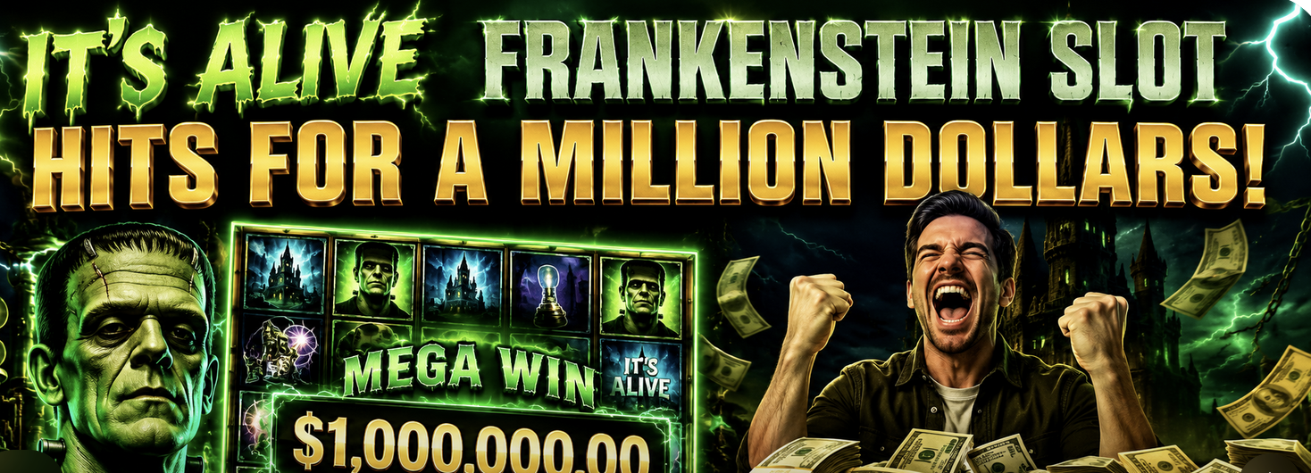 Its Alive Frankenstein slot win