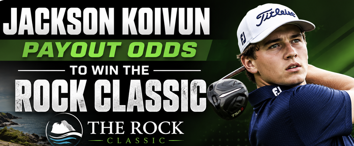 Jackson Koivun Payout Odds to Win the Rock Classic 2026