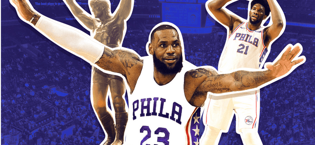 Lebron James 76ers