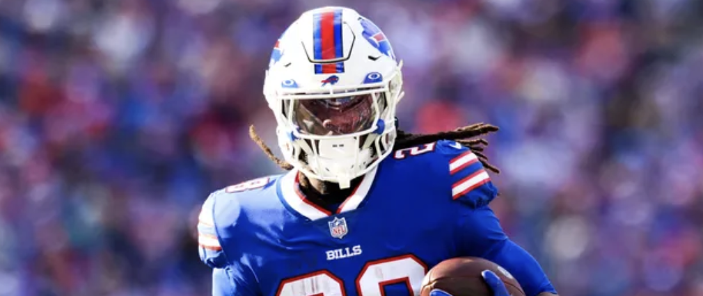 Lions vs. Bills Total Rushing Yards Prop Bets: Jahmyr Gibbs, James Cook, Josh Allen