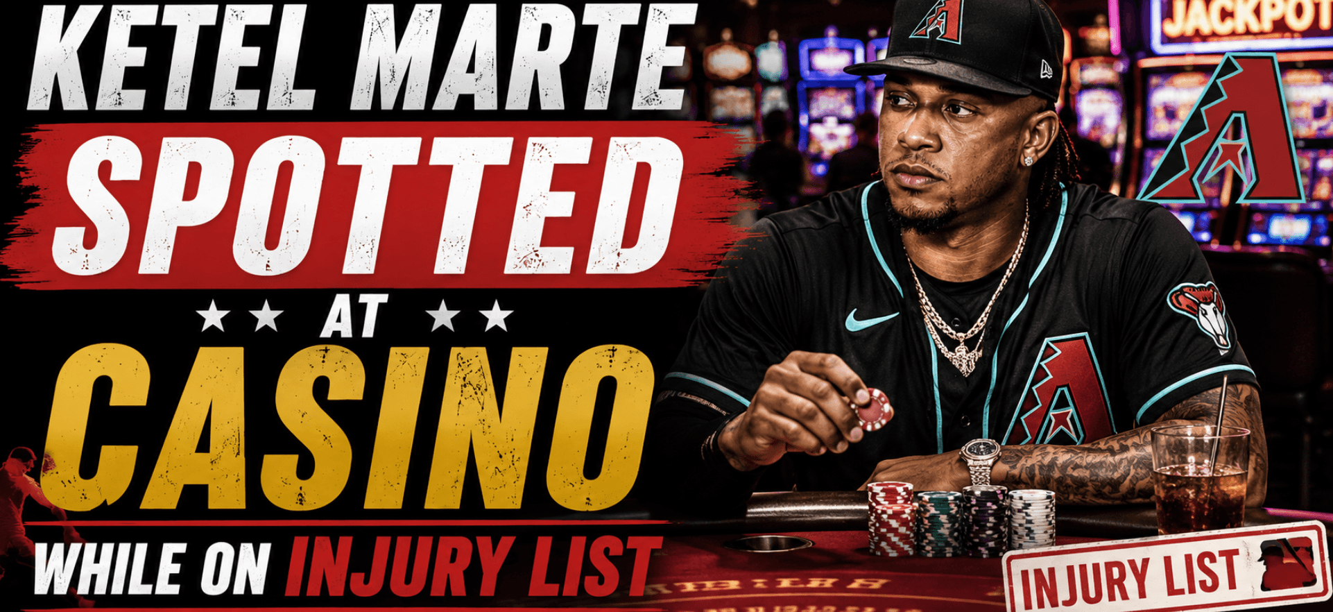 What Injury? Diamondbacks Ketel Marte Spotted at Talking Stick Resort Casino in Scottsdale, Arizona