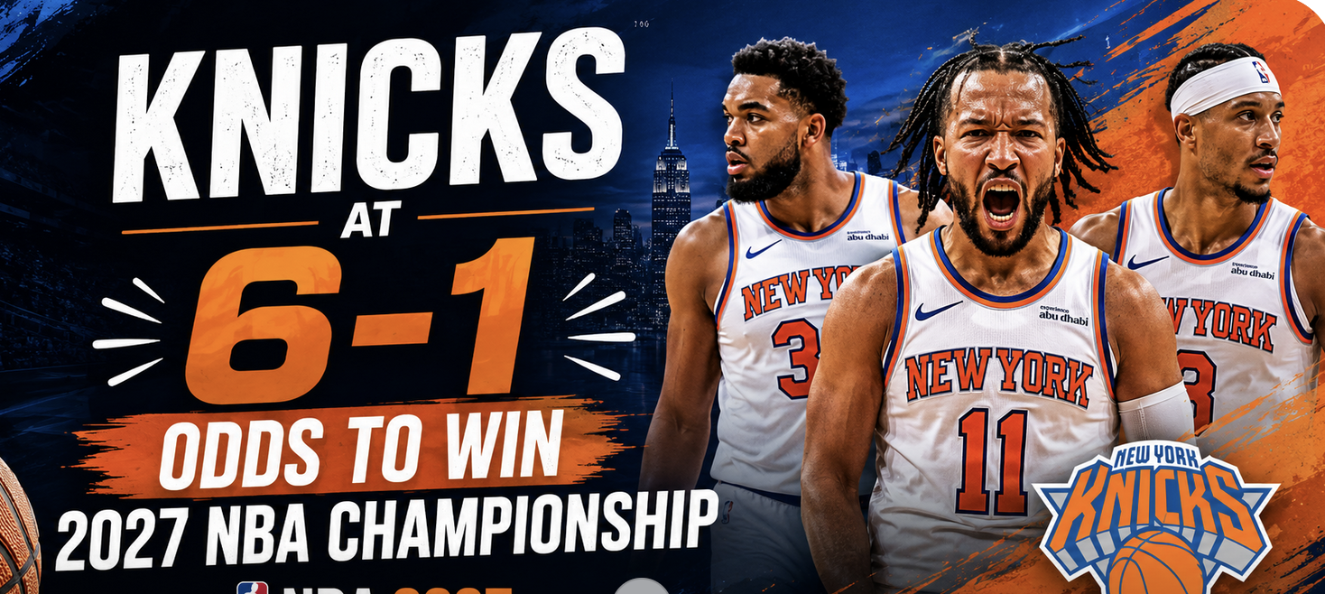 Knicks Have 4th Shortest Odds to Repeat in 2027