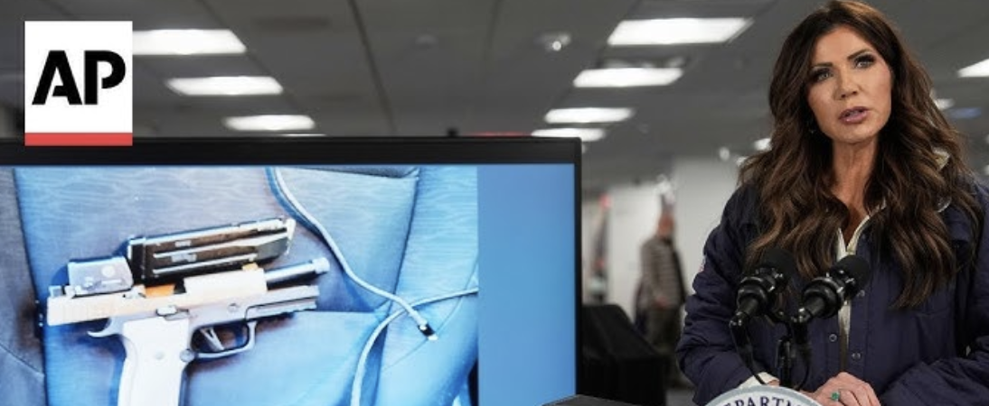 Kristi Noem AP photo with gun pictured 