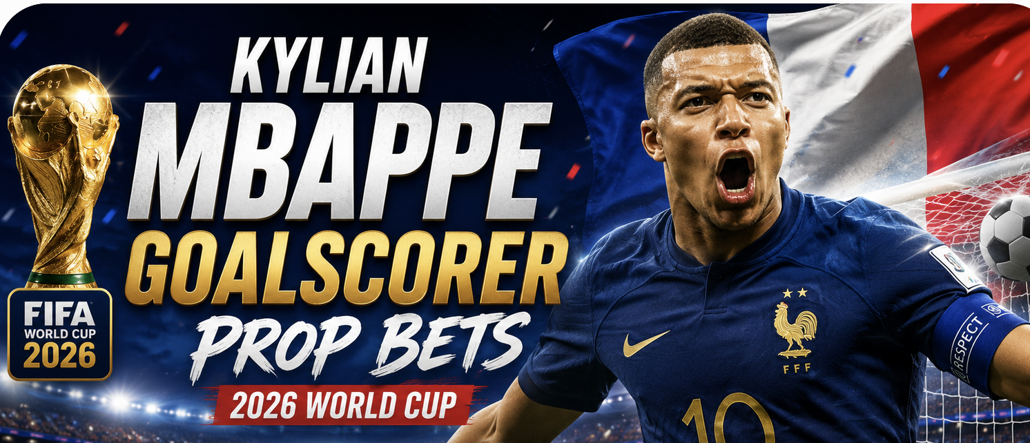 Kylian Mbappe Goalscorer Payout Odds - France vs. Morocco - World Cup 2026