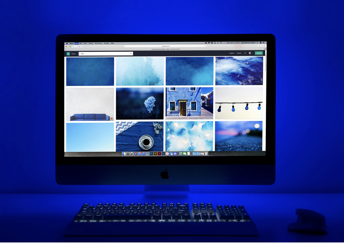 Laptop with screen shot