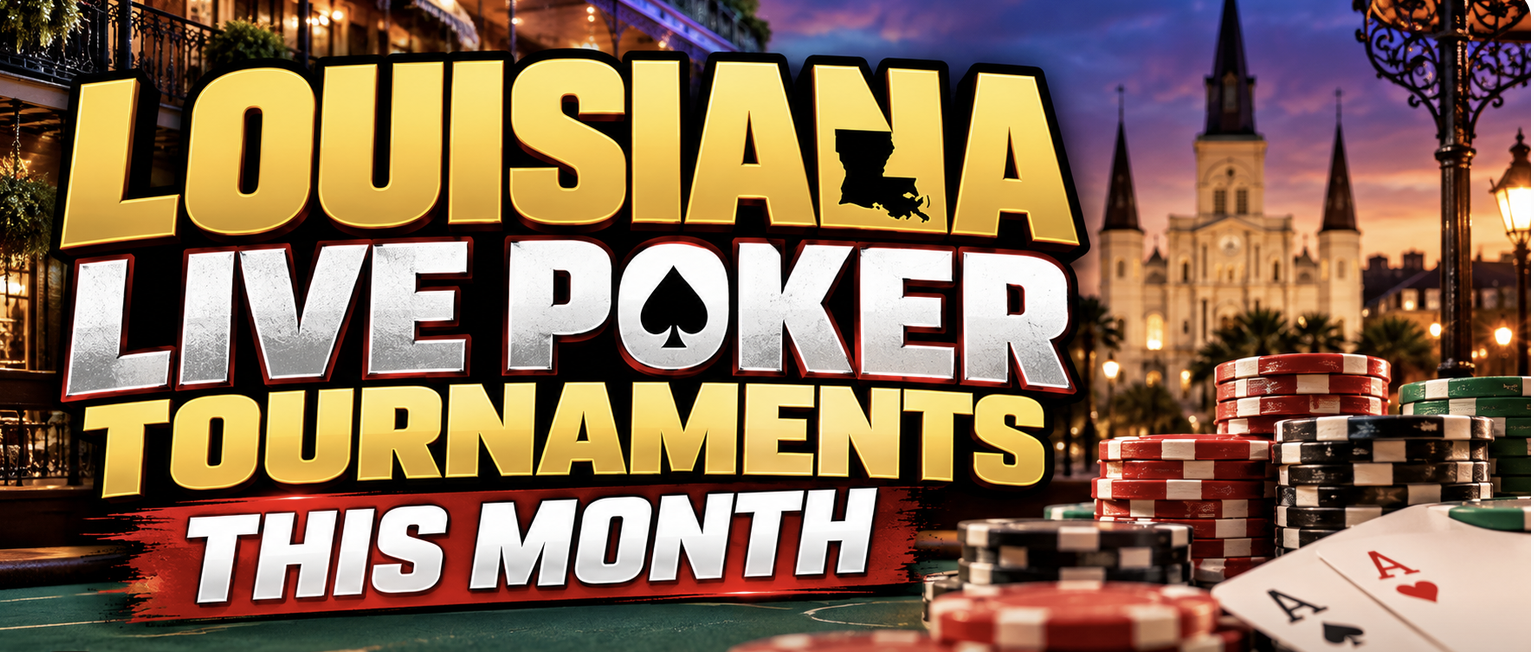 Find Louisiana Live Poker Tournaments Taking Place November 2026