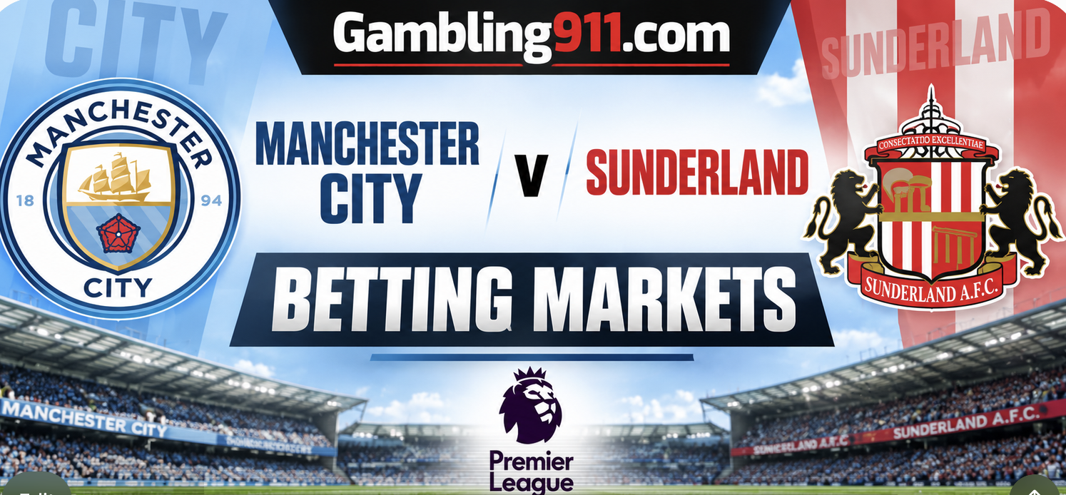 Manchester City v Sunderland Betting Odds 19 September 