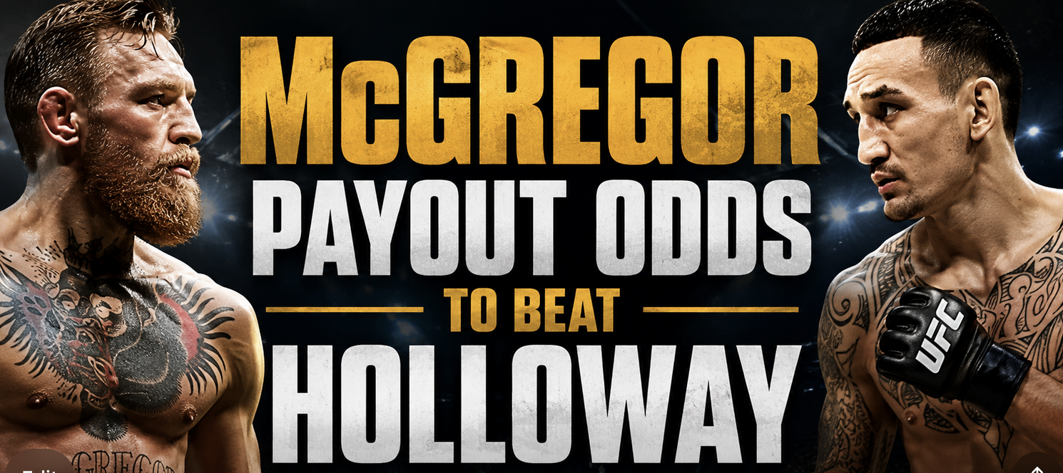 Conor McGregor Payout Odds to Win vs. Max Holloway