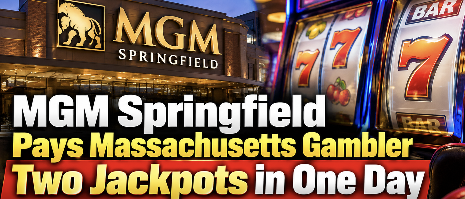 MGM Springfield Pays Massachusetts Gambler Two Jackpots in One Day