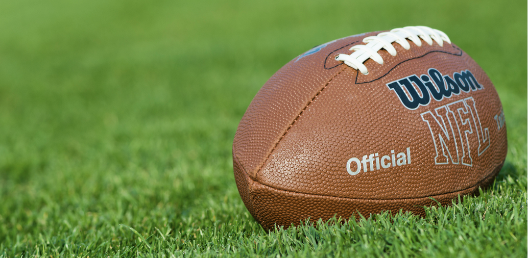 NFL football on field