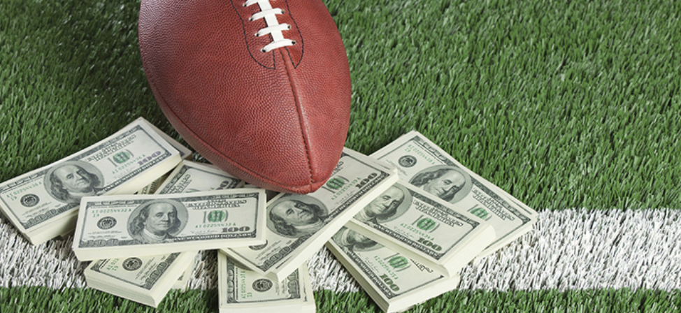 Football on top of money