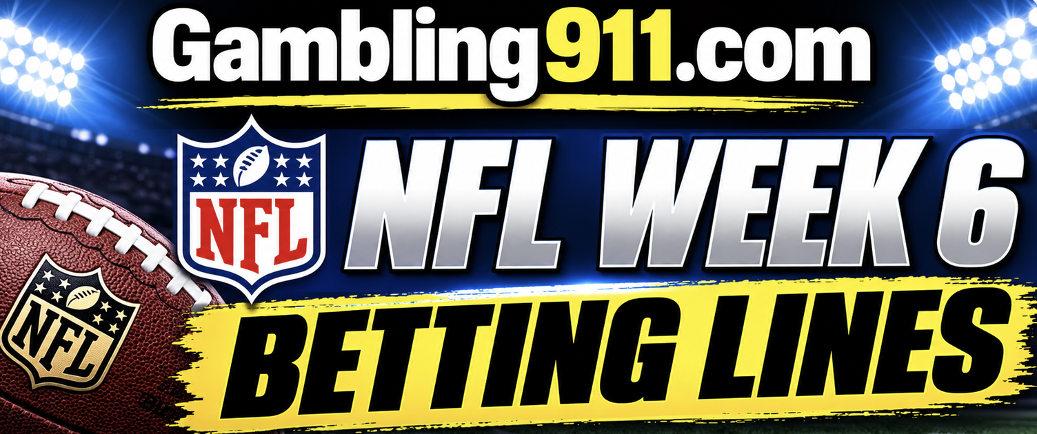 2026 Week 6 NFL Betting Lines 