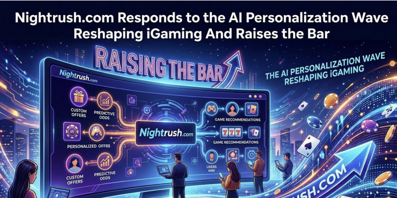 Nightrush.com Responds to the AI Personalization Wave Reshaping iGaming And Raises the Bar