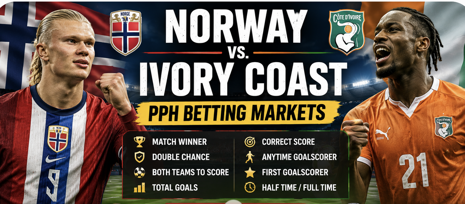 PPH World Cup Game Prop Bets - Norway vs. Ivory Coast