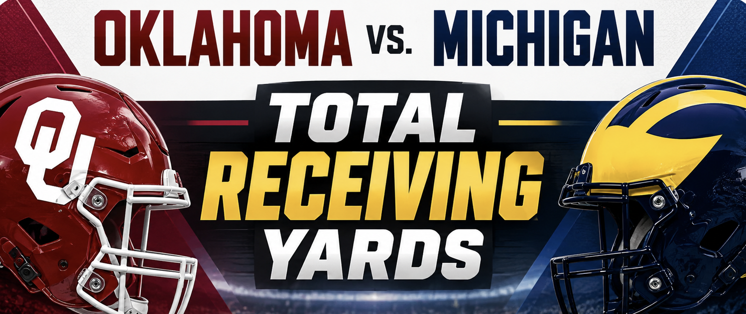 Oklahoma vs. Michigan Total Receiving Yards: Trell Harris, Isaiah Sategna III, Andrew Marsh