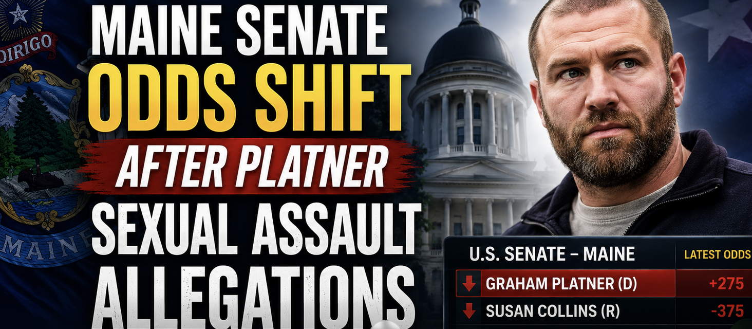 Maine Senate Odds Shift After Platner Sexual Assault Allegations