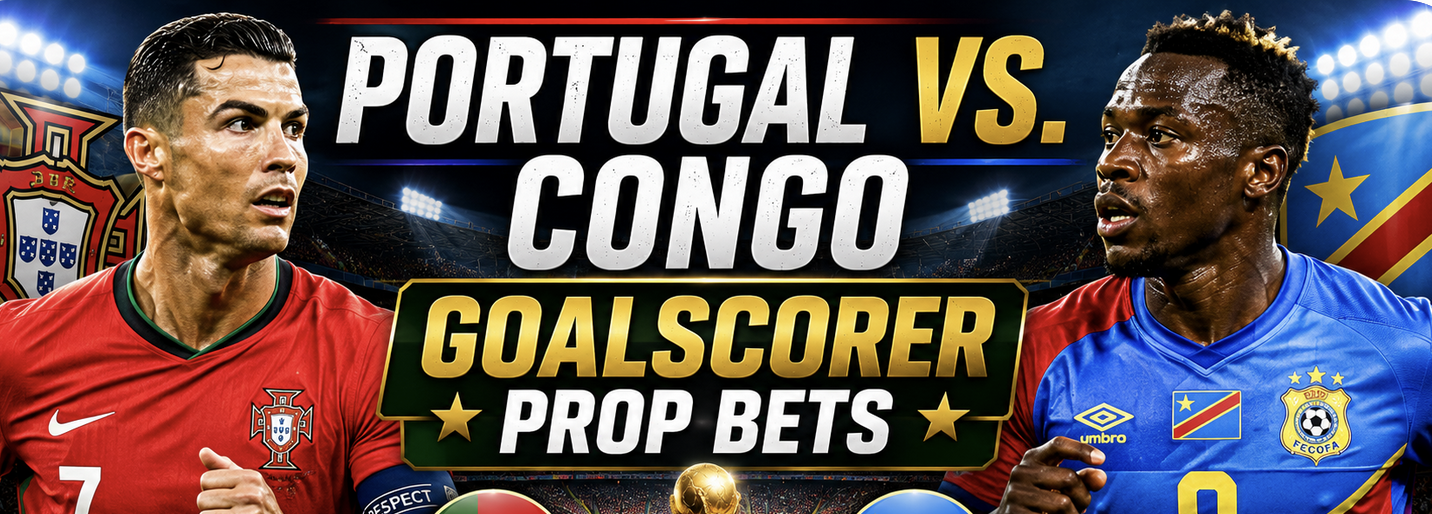 Anytime Goal Scorer Prop Bet Payouts Portugal vs. Congo: Cristiano Ronaldo, Rafael Leao, Bruno Fernandes