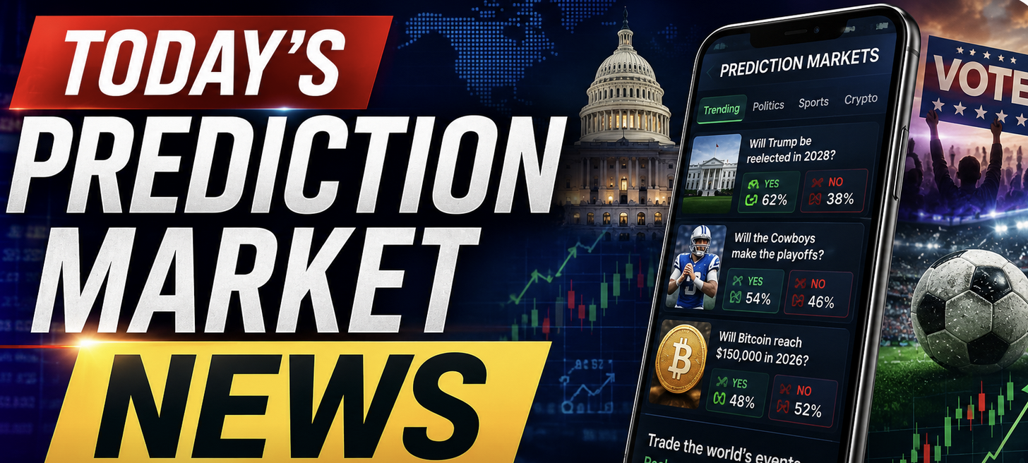 Prediction Market News Wednesday July 29, 2026