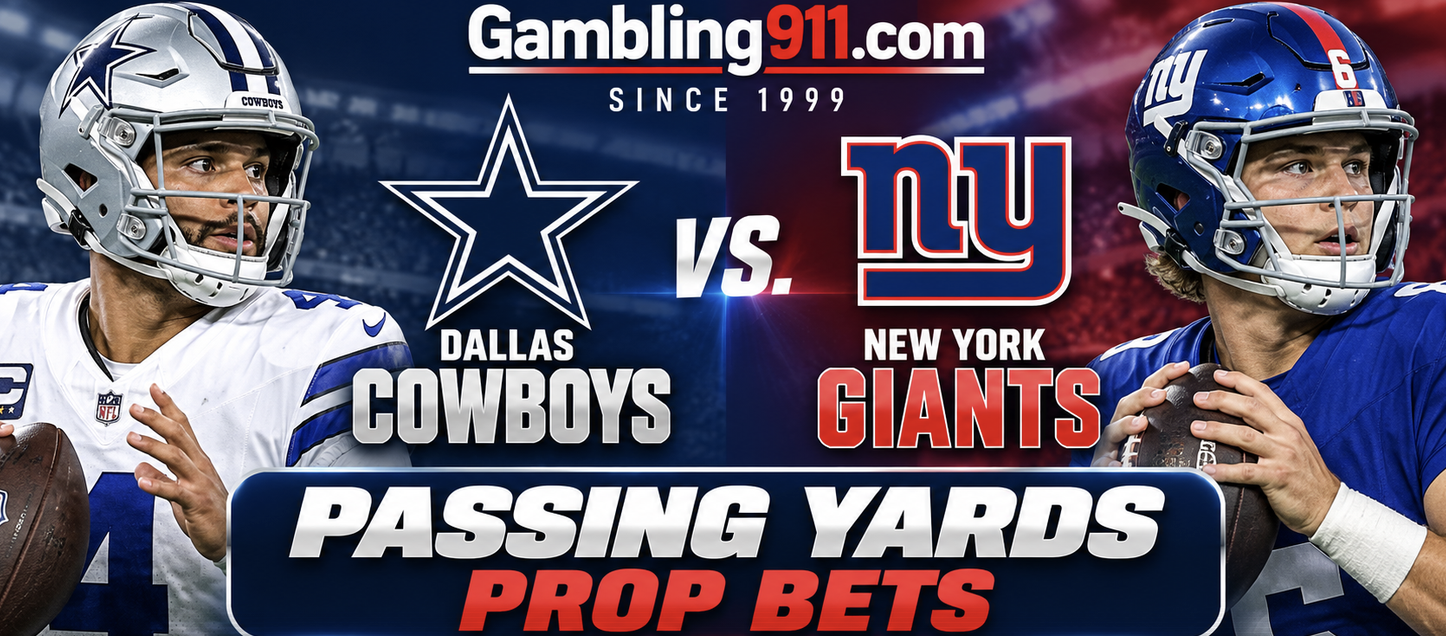 Cowboys vs. Giants Passing Yards Prop Bets: Dak Prescott vs. Jaxson Dart