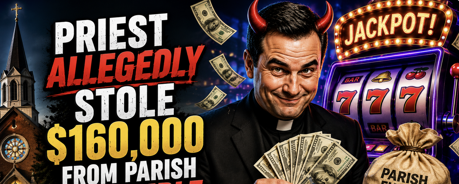 Overland Park Kansas Area Priest Allegedly Stole $160,000 From Parish to Gamble, Fuel a Luxurious Lifestyle