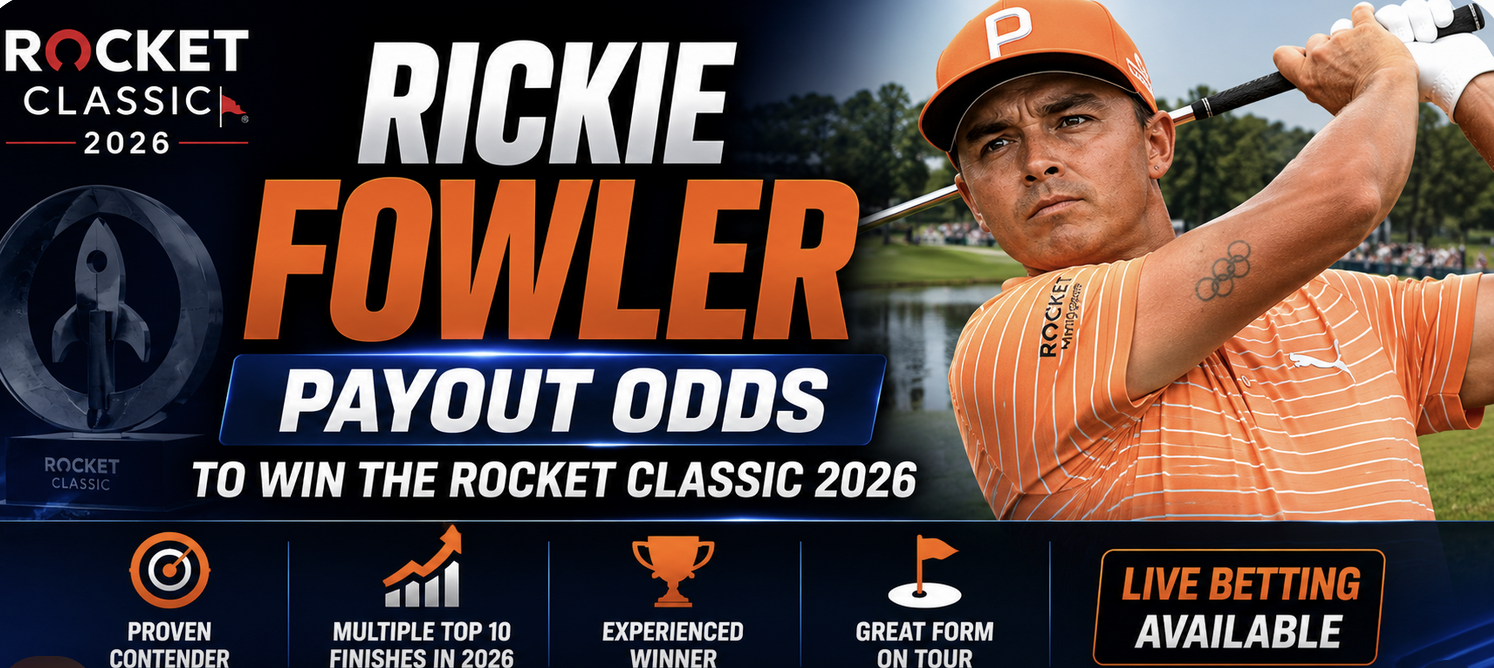 Rickie Fowler Payout Odds to Win the Rocket Classic 2026
