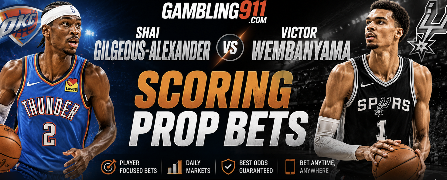 Scoring prop bets Shai Gilgeous-Alexander, Victor Wembanyama