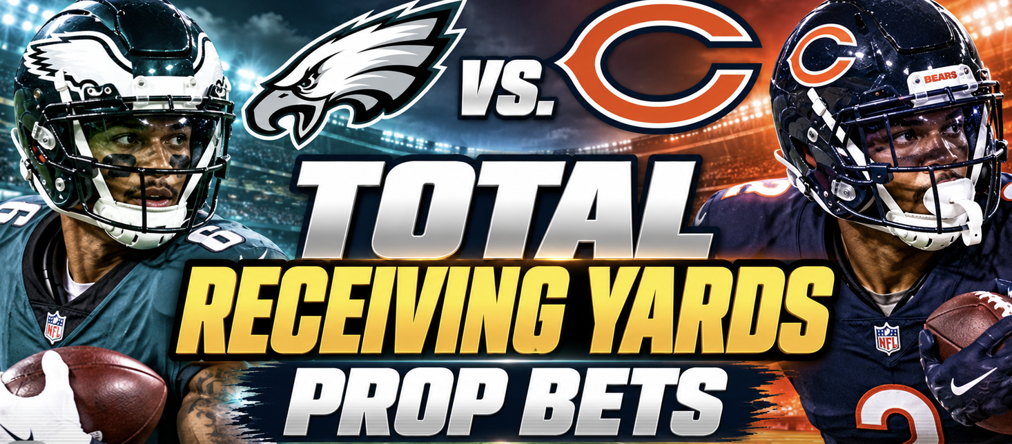 Eagles vs. Bears Total Receiving Yards Prop Bets: DeVonta Smith, Dontayvion Wicks, Luther Burden III