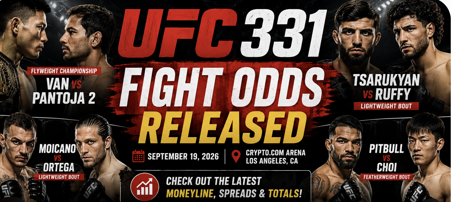 UFC 331 Co-Main Odds Plus Two Heavyweight Showdowns