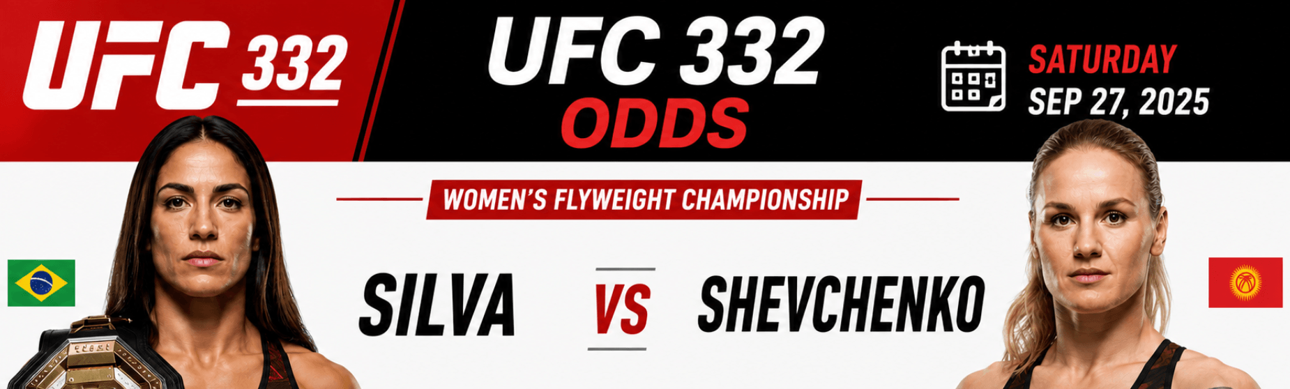 UFC 332 Odds for Silva vs. Shevchenko and Talbott vs. Figueiredo