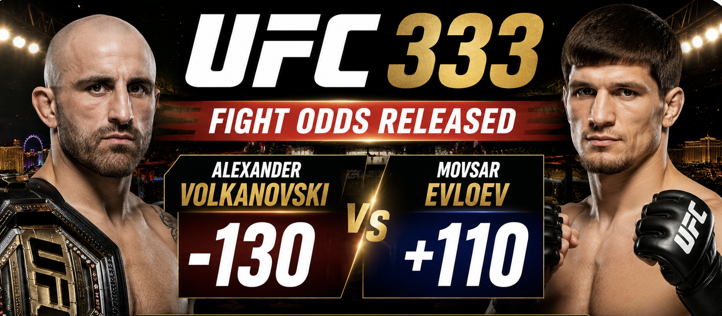 UFC 333 Fight Odds Released