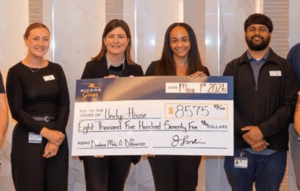 Rivers Casino & Resort Schenectady check for Unity House