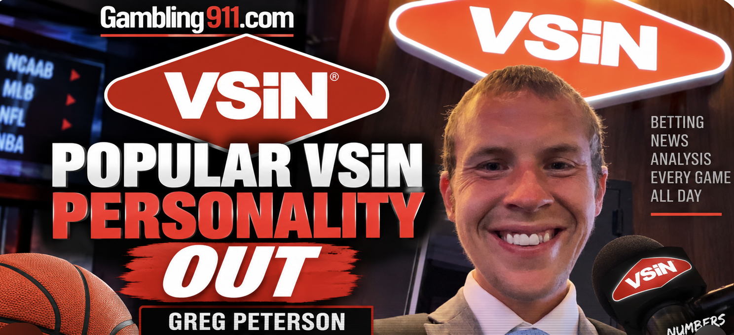 VSiN The Baseball Betting Show Host and Basketball Pundit Greg Peterson Contract Won't Be Renewed