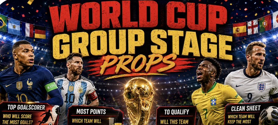 Every Group Stage Prop Betting Market - 2026 FIFA World Cup
