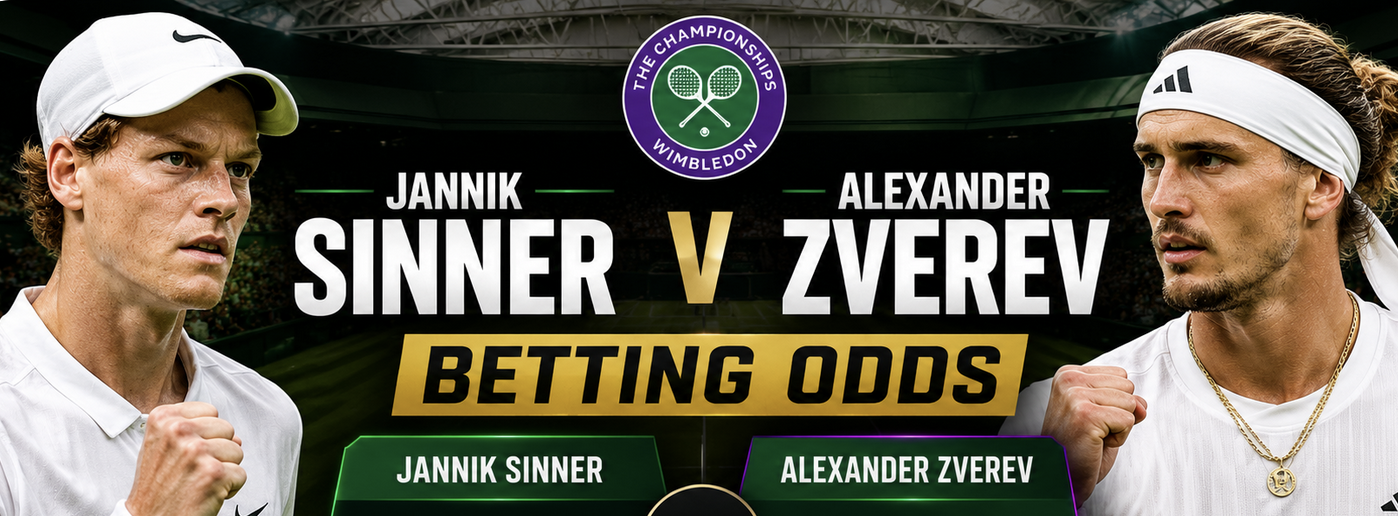 Jannik Sinner v Alexander Zverev Betting Odds, Full Prop List
