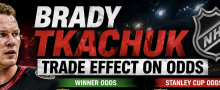Brady Tkachuk Trade Effect on Stanley Cup Odds