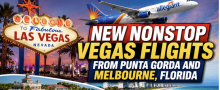 Melbourne and Punta Gorda Florida Will Soon Get New Nonstop Flights to Las Vegas