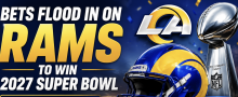 Bets Flood in on LA Rams Odds to WIn 2027 Super Bowl 