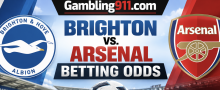 Brighton vs. Arsenal Betting Odds