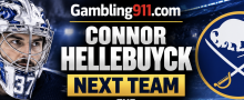 Connor Hellebuyck Next Team the Buffalo Sabres Odds: Payout $400 for Every $100 Bet