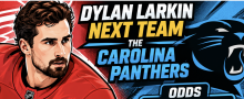 Dylan Larkin Next Team the Carolina Panthers Odds