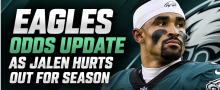 Philadelphia Eagles Odds Take Hit as Jalen Hurts Out for Rest of Season