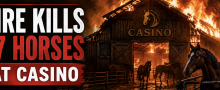 17 Horses Perish in Fire at Saratoga Casino Hotel Harness Track in Saratoga Springs, New York