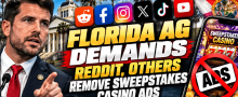 Florida AG Comes After Reddit, TikTok Demanding Social Media Companies Remove Sweepstakes Casino Ads