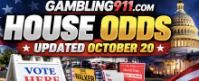 Midterm House Betting Odds, Probabilities Updated for 64 Races on Gambling Website