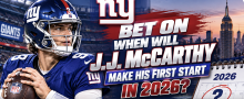 Bet on When Will J.J. McCarthy Make His First Start in 2026