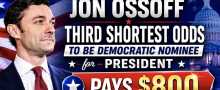 Georgia Senator Jon Ossoff Now Has Third Shortest Odds to Be Democratic Nominee for US President in 2028